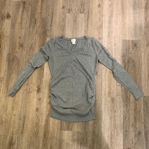 Motherhood Maternity, gray sweater, size small